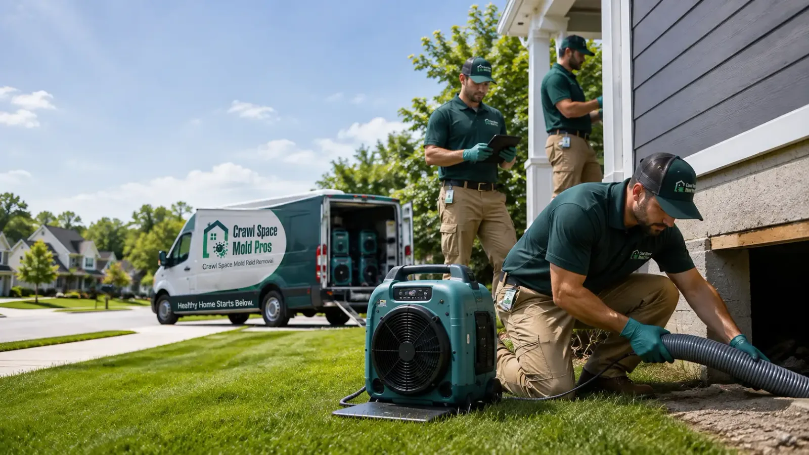 Crawl Space Mold Removal in Logansport, IN